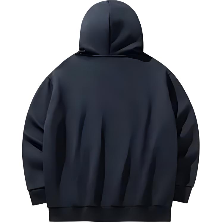 Anta Basketball Series Loose Sports Sweatshirt Unisex Sweatshirt Black 172441719N-2