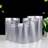 Pogrubiona folia aluminiowa okienko saszetka stojąca samostojąca samozamykająca wodoodporna kieszeń opakowaniowa kosmetyki opakowanie próbne w oddzielnych torebkach