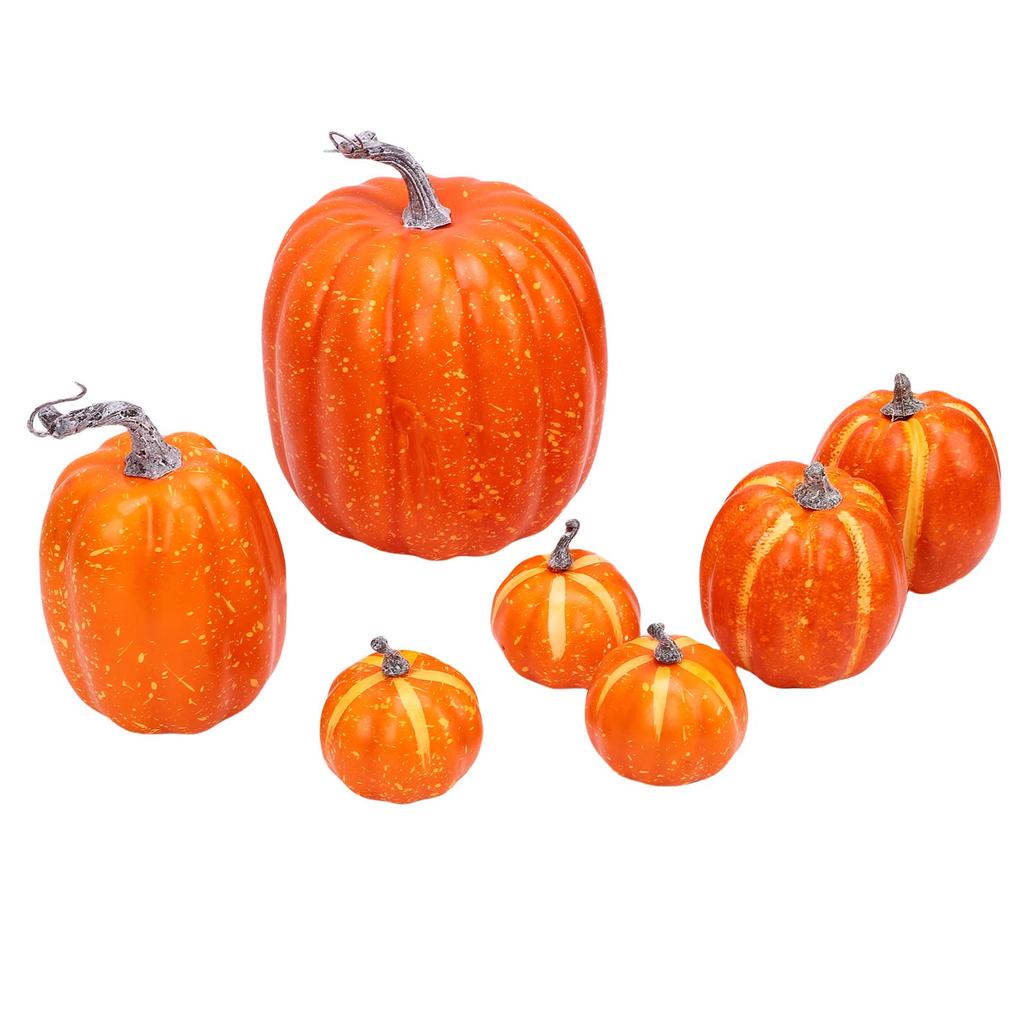 Foam Pumpkins Set Multifunctional Reusable Faux Foam Pumpkins Decoration for Indoor Outdoor