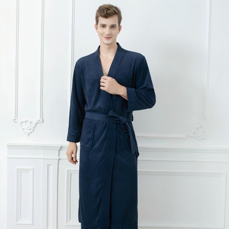 Unisex Bathrobe - Four Seasons Style, Japanese & Korean Design, Ideal for Beauty Salons and Hotels