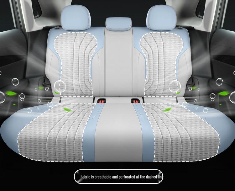 Galaxy E5 All-Season Universal Leather Seat Cover: Full Coverage, Breathable, Car Cushion
