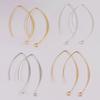 10-20pcs V-shaped Earring French Earring Hooks Findings Ear Wire Settings Base Settings For Jewelry Making Earrings Accessories