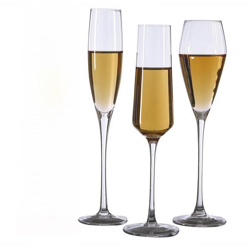 OLOEY Glass Champagne Flute Set
