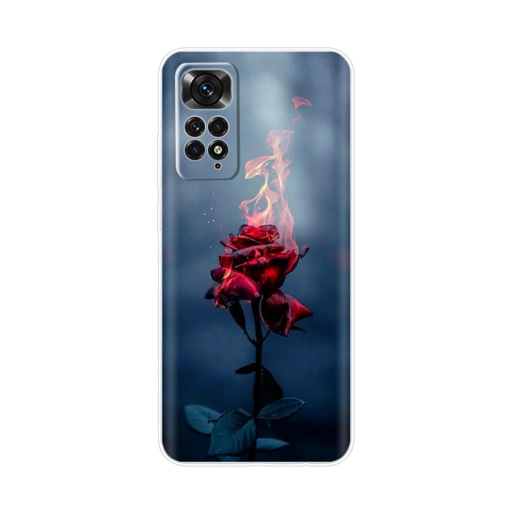 For Redmi Note 11 Case Soft Clear TPU Silicone Bumper Back Cover for Xiaomi Redmi Note11 Note 11 Pro 5G 4G 11s Phone Case Coque