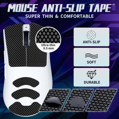 Mouse Grip Tape for Razer DeathAdder V4 PRO Mouse Grip Tape,Palm Sweat Absorption Anti Slip Grip,Cut To Fit Wear-resistant