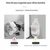 Yousheng Hanging Laundry Bag Large Capacity Foldable Design Breathable Mesh Fabric Multi-Purpose Clothes Storage Laundry Bag