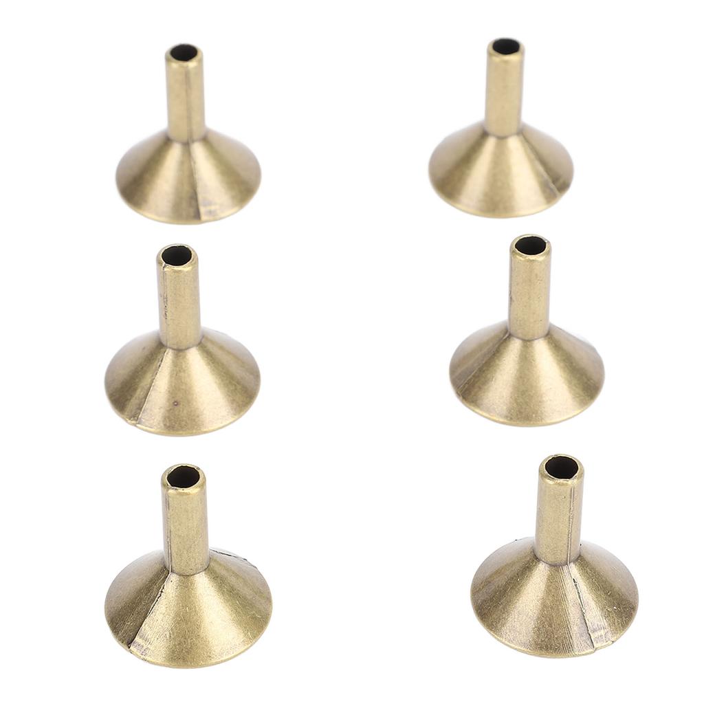 100pcs Funnel Shape Incense Cone Tray Alloy Incense Stick Rack Metal Cone Holder for Teahouse Living Room
