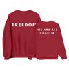 Women's Oversized Long Sleeve Crewneck Sweatshirt Casual Loose-Fitting Drawstring