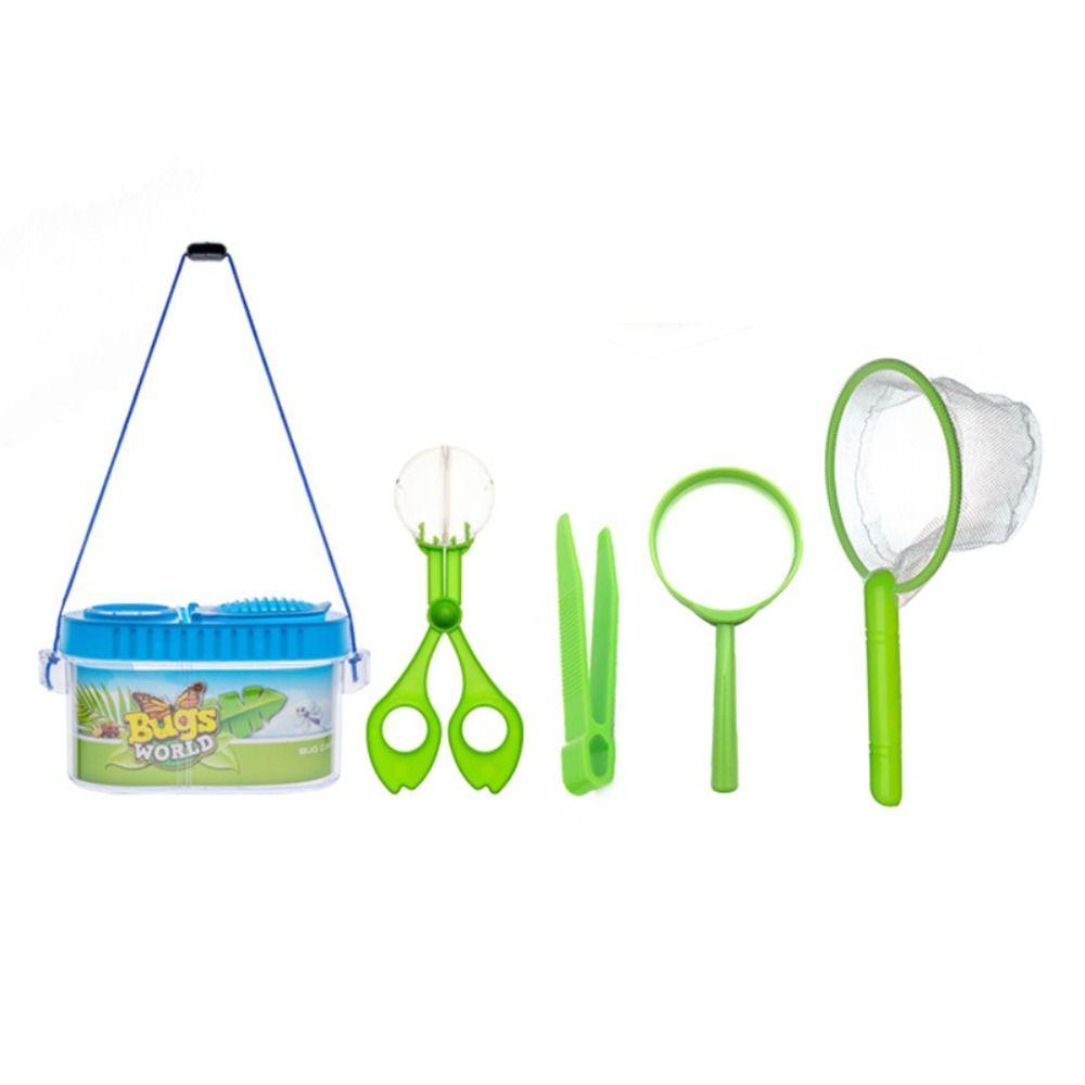 With Magnifying Glass Camping Kit & Bug Catcher Kit Kid Insect Observation Box  for Outdoor