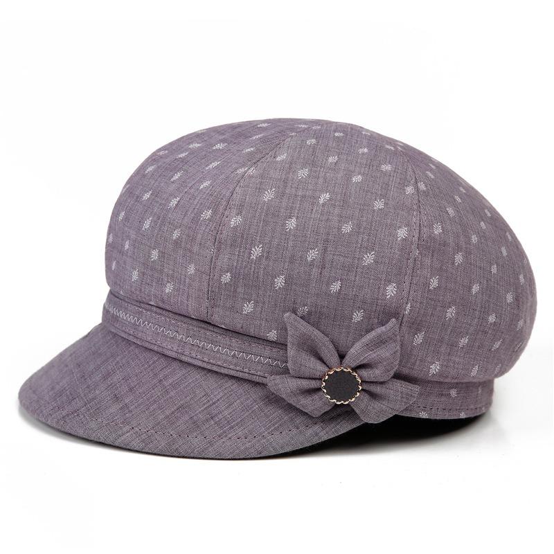 Hat Female Spring and Autumn Cap New Grandma Cloth Hat Spring and Summer Old Lady Sun Hat