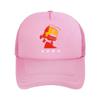Red Astronaut Sci - Fi - Themed, Space Explorer Art Design Mesh Baseball Cap