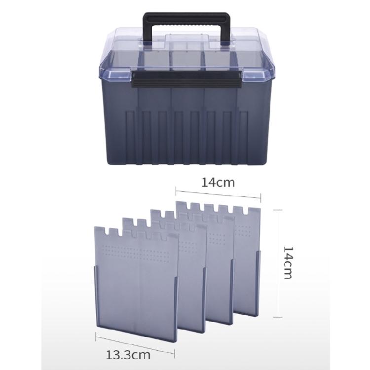 Holzgarnelen-Angelköder-Aufbewahrungsbox Verdickte Harte Tintenfischhaken-Angelköder-Organizer Leichte Gewichte Angelgerätbox