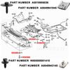 24Pcs Car Engine Undertray Fixing Clips Screws for Mercedes-Benz E-Class C-Class W203 W204 W211 Under Cover Rivet Fasteners