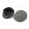 Middle-Aged Men Cap Autumn Winter Cotton Ear Protection Warm Plaid Beret Forward Cap Driver Ivy Hat Newsboy Caps for Men