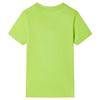 Children's T-shirt with Short Sleeves Lemon Green 92/104/116/128/140