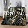Anuel AA Rapper Hip Hop Singer Blanket Sofa Office Hiking Picnic Super Soft Quilt Fashion Flannel Throws Blanket Birthday Gift