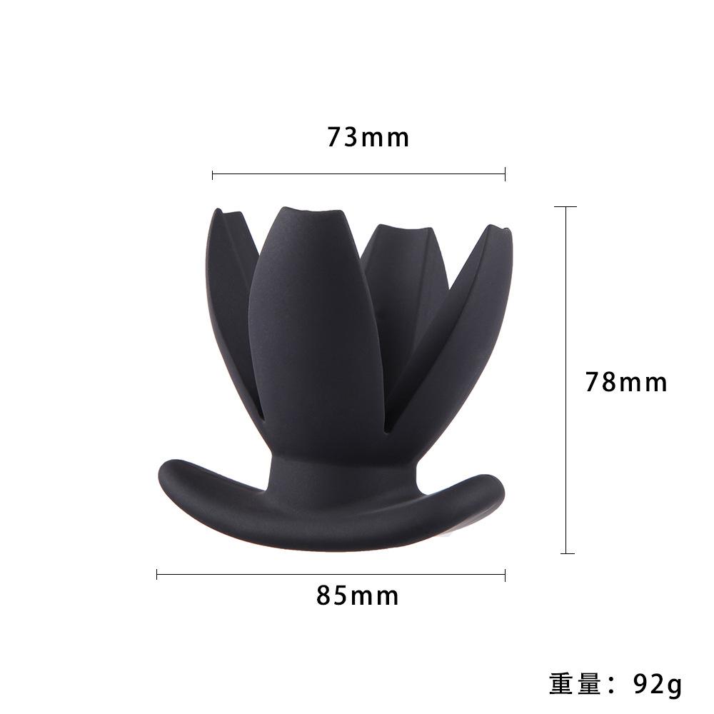 Silicone Anus Expander Butt Plug Hollow Out Anal Peeping Tools Adult Sex