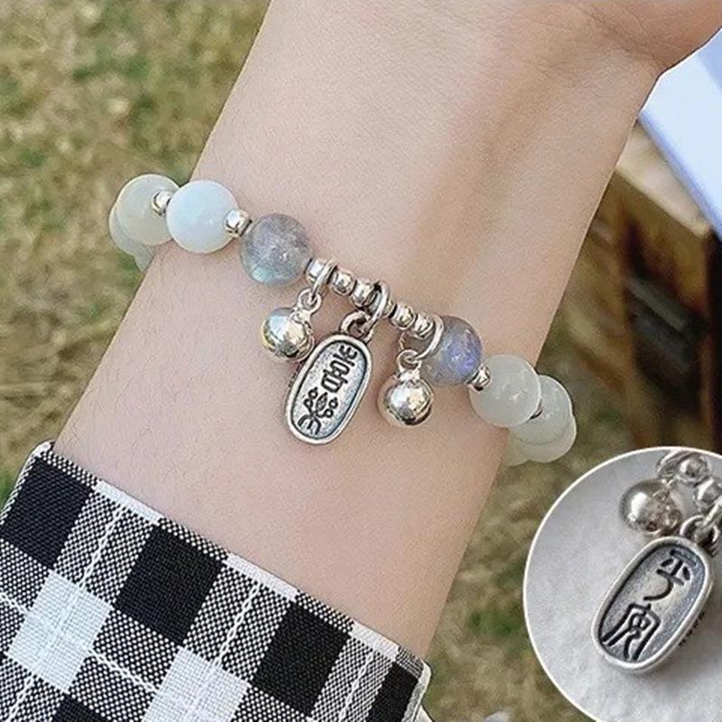 JYL TS Bracelet Blue Tears Obsidian -Channels Calm & Attracts Emotional Luck