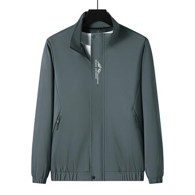 Men's Cargo Stand Collar Jacket Men's Spring Casual Men's Business Jacket