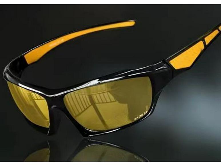 New Men s Cross-Border Iridescent Night Vision Cycling & Driving Sunglasses