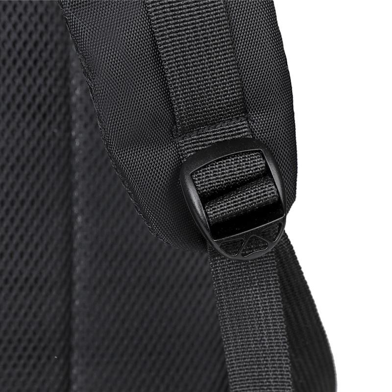 Functional School Bag Backpack with Multiple Zipped Compartments Mesh Side Pocket