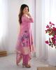 Women Party Wear Designer Kurta Pant Dupatta Set Indian Bollywood Top Tunic Kurti