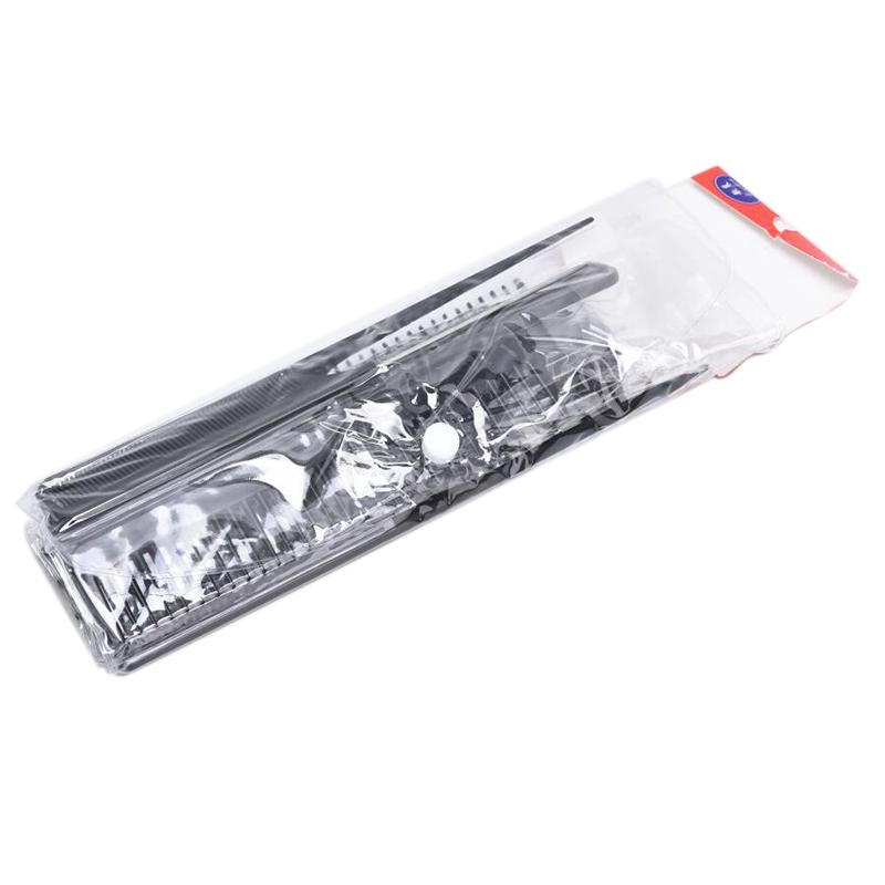 10Pcs Hair Styling Black Comb Set Professional Salon Anti-Static Barbers Combs