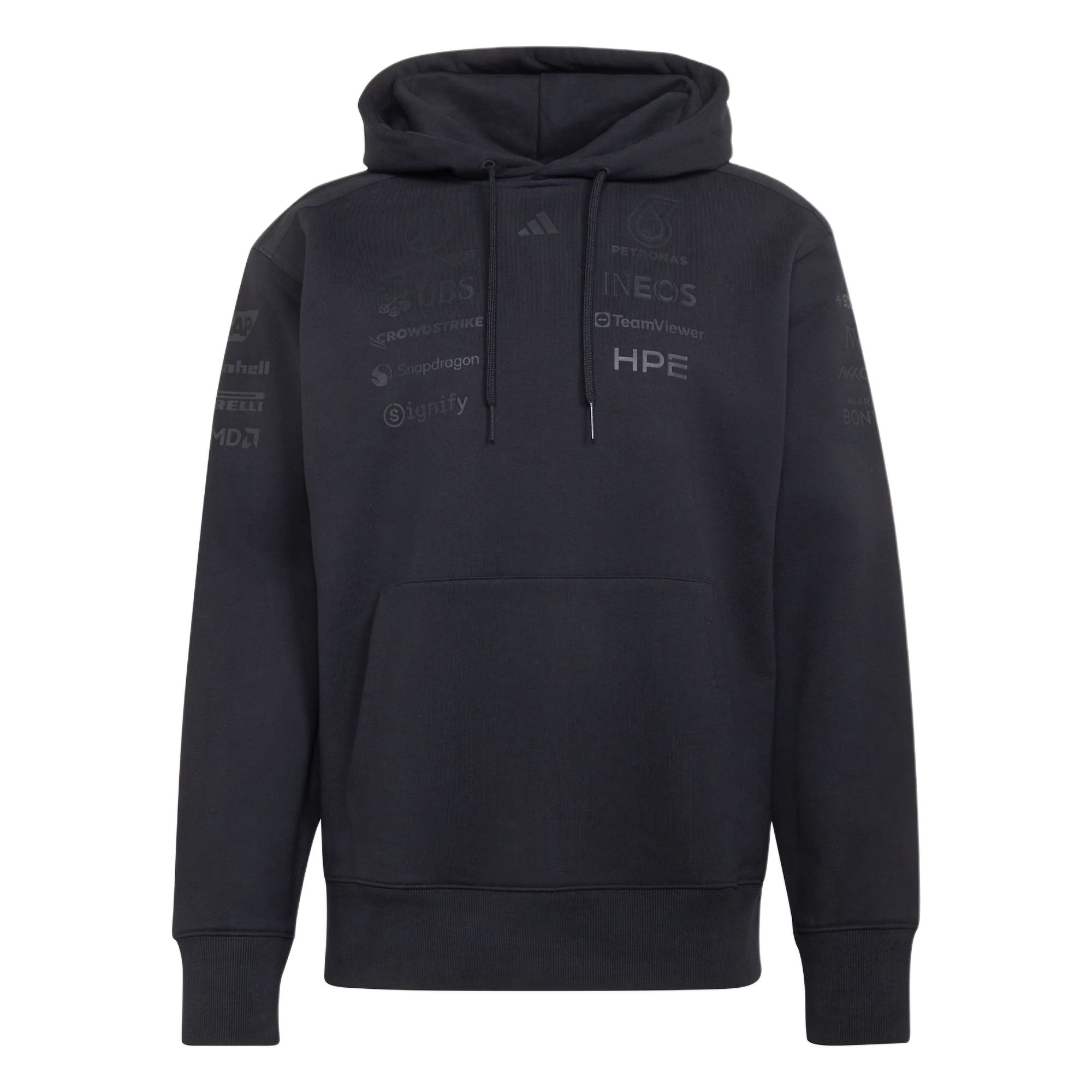 Adidas Sport Performance Mercedes - AMG Petronas Formula 1 Team Skin-Friendly Loose Hooded Sweatshirt Men sweatshirt KF9118 M