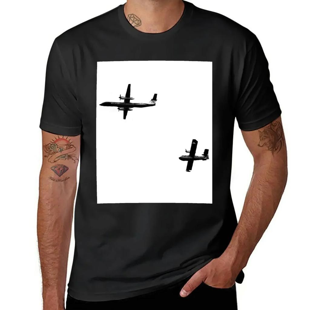 Planes in white 1 T-Shirt korean fashion plus size tops vintage mens graphic t-shirts funny