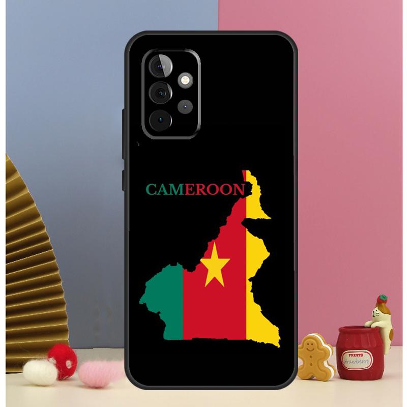 Republic of Cameroon Flag Case For Samsung Galaxy A52 A72 A13 A33 A53 A14 A24 A34 A54 A15 A25 A51 A71 A12 A32 Cover