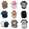 Custom Printing Pet Clothes Winter Warm Thickening Hoodie Cotton Knitted Dog Sweater