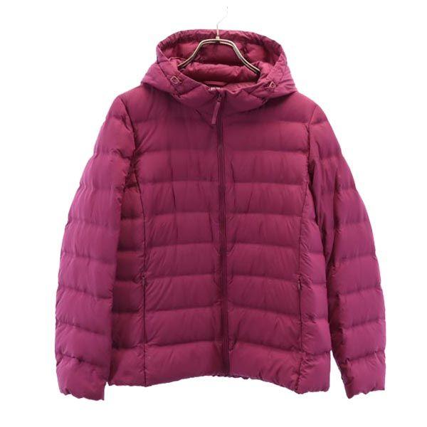 

UNIQLO seamless Down jacket L Purple hood Women Used