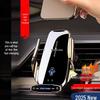 2025 Black Automatic Car Phone Mount & Wireless Charger with Apple Navigation
