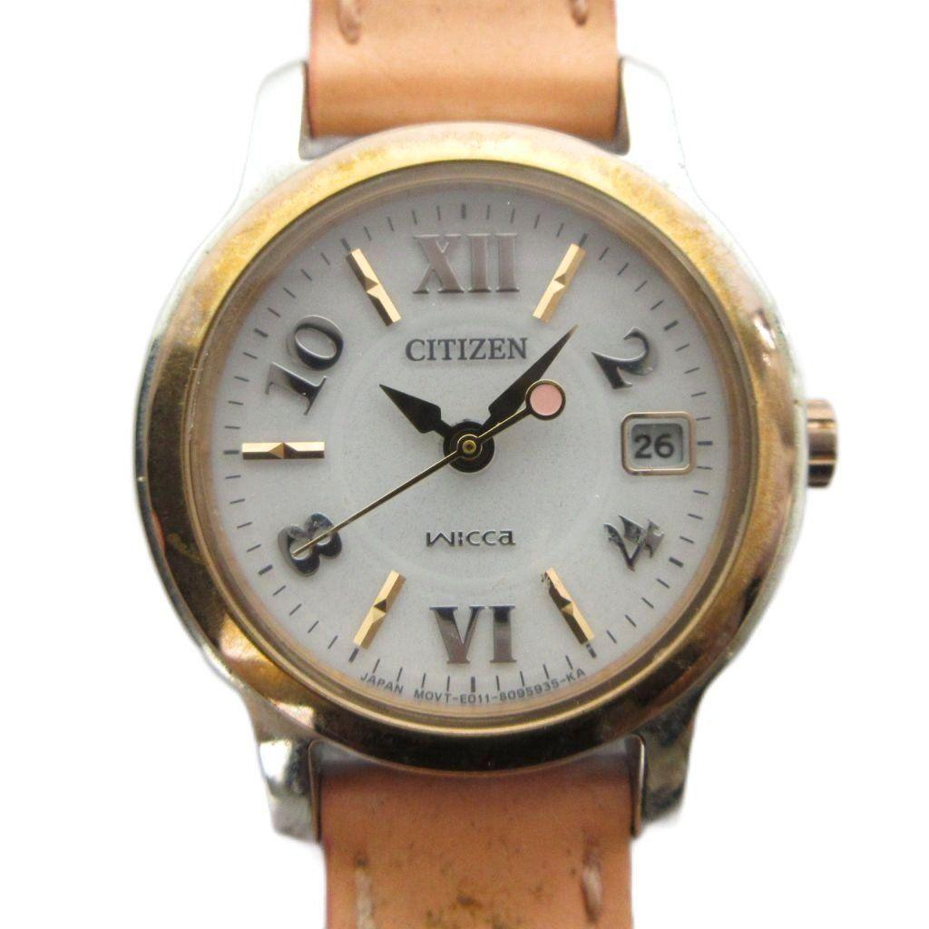 Citizen CITIZEN E011-S055369 HST Watch Eco Drive Solar Calendar Silver Color GY11 /MQ
