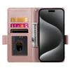 For iPhone 17 Pro Stand Case PU Leather Wallet Phone Cover