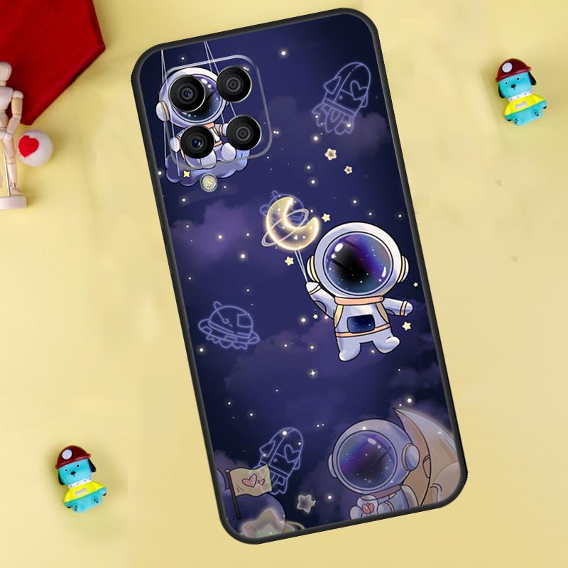 

Cute galaxy Astronaut Case For Samsung Galaxy M31 M21 M35 M12 M13 M14 M15 M06 M16 M36 M56 M53 M32 M52 M55 M34 M54 Samsung M32 4G