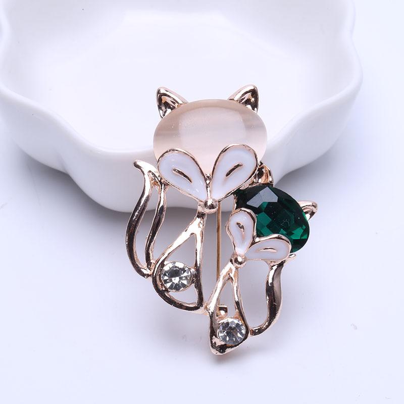 

Винтажная брошь из сплава с кристаллами, женская, корсажная, высококачественные аксессуары из опала, булавка, пряжка для шелкового шарфа зелёный