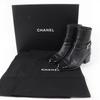 Great CHANEL short boots COCO Mark Leather Ankle Boots black Women 35 22B G38067 Used