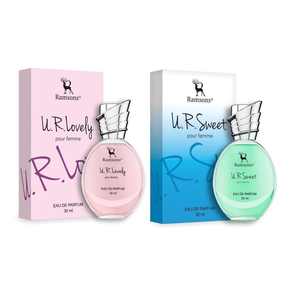 Ramsons - U R LOVELY & U R SWEET Eau De Parfum Combo Pack | 30 ML x 2 |