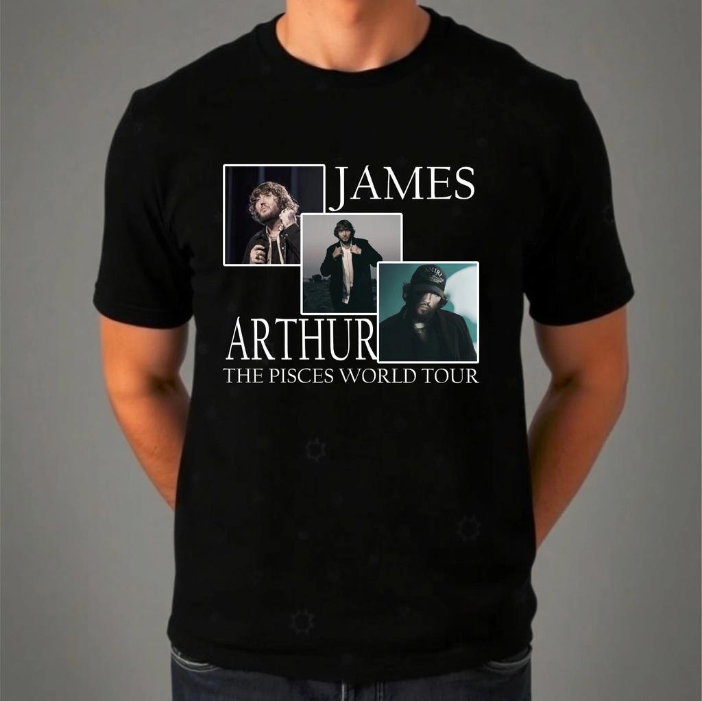 New James Pop Arthur The Pisces World Tour 2026 Concert Music Band Merch T-Shirt