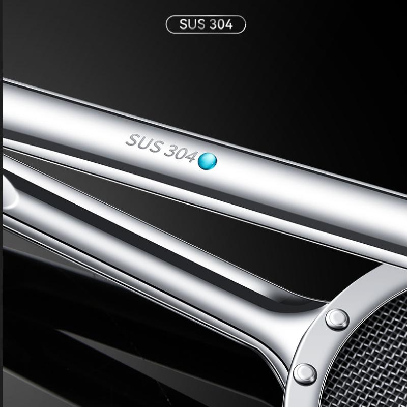 304 Stainless Steel Food Clip Household Fried Oil Separator Spoon Filter Drain Oil Clip Multi-functional Oil Separator Oil Separator Clip