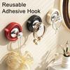 Hook Up Load-Bearing No Slip Suction Cup Hook Dopamine Reusable Storage Hook Universal Use for Home Organization