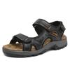 New Fashion Summer Leisure Men Shoes Beach Sandals High Quality Genuine Leather Sandals Soft Large Size Men's Sandals Size 38-48