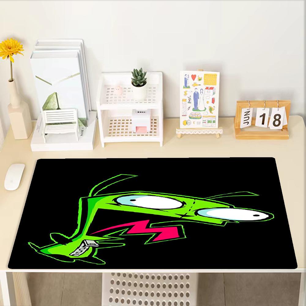 Invader Zim Theme Mouse Pad, Non Slip Rubber Base, Multifunctional Office & Home Decor, Perfect for Workspace Personalization.