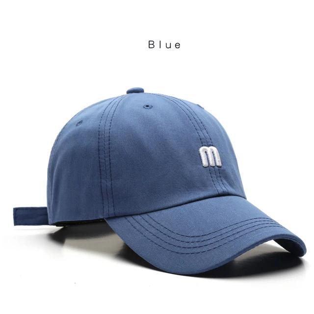 Modna czapka baseballowa 100% bawełna dla mężczyzn i kobiet Haftowane litery Czapka typu snapback Letnie czapki przeciwsłoneczne Unisex Casualowe czapki hip-hopowe