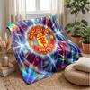 Manchester United Theme Blanket Soft Flannel Blanket Plush Throw Blanket Cozy Sofa Bed Blanket for Home Decor
