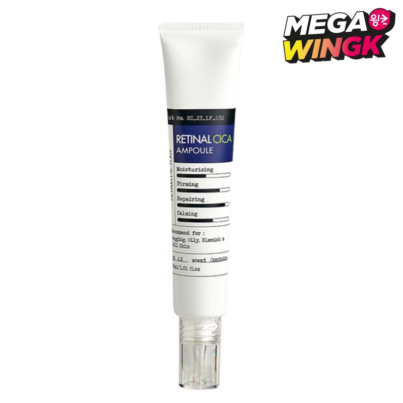 Derma Factory Retinal Cica Ampoule – Soothing & Firming Serum 30ml