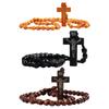Handcraft Sturdy Wood Rosary Beads Craf from Natural Wood for Daily Prayer and Meditation With Elegant Designs