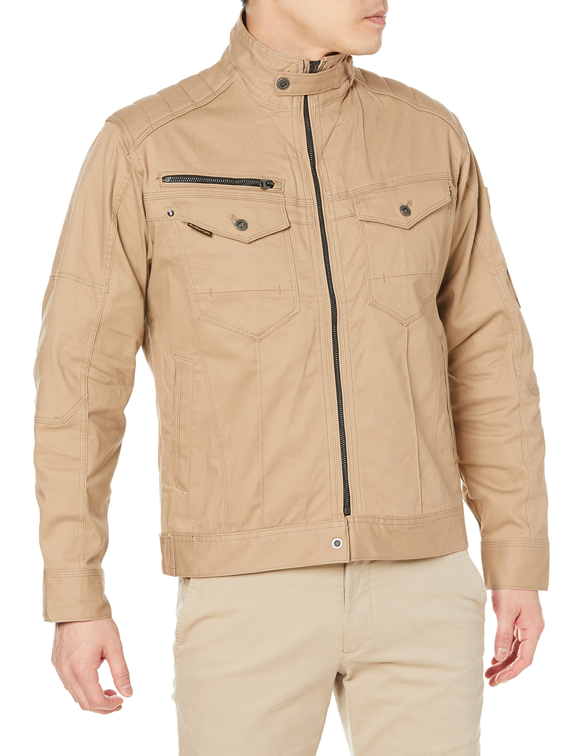 

co-cos nobuoka Stretch Cloth Jacket G-9100 Khaki, Size 3L, Men s