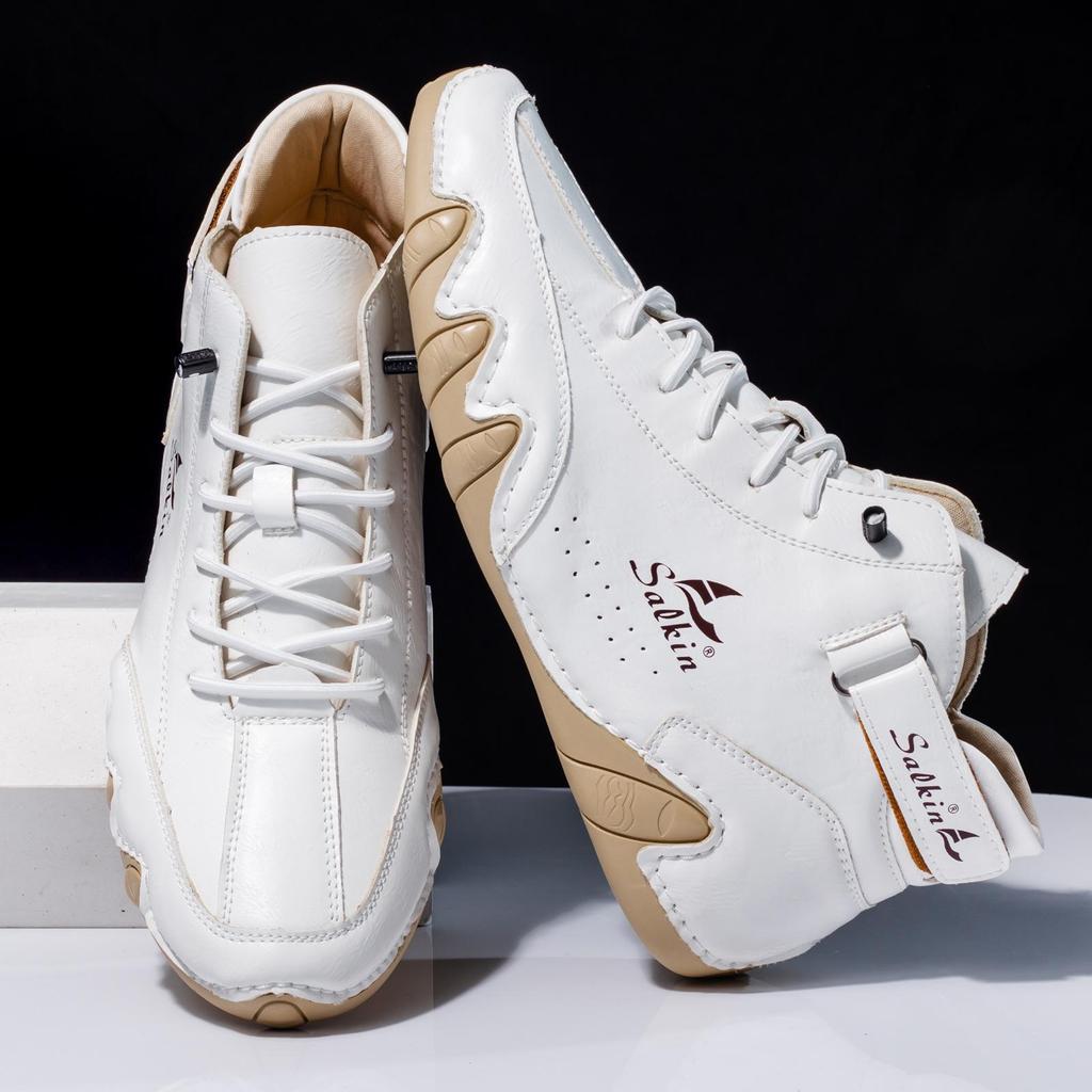 2025 Men's Plus Size Fashion Martin Boots – Casual Mid-Top Outdoor Style